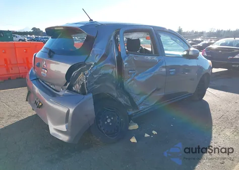 2021 Mitsubishi Mirage Carbonite Edition/Es/Le из США, поврежденный, VIN ML32AUHJ7MH007838